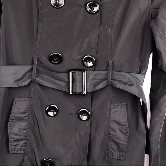 EUC-SEXY Modern Edgy Generation Urban Behavior DoubleBreasted belted Trench Coat - Picture 5 of 14